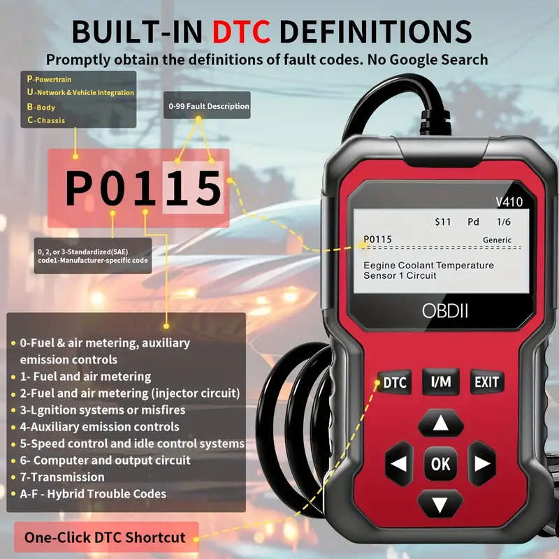 FULL OBD2 CAR DIAGNOSTIC SCANNER