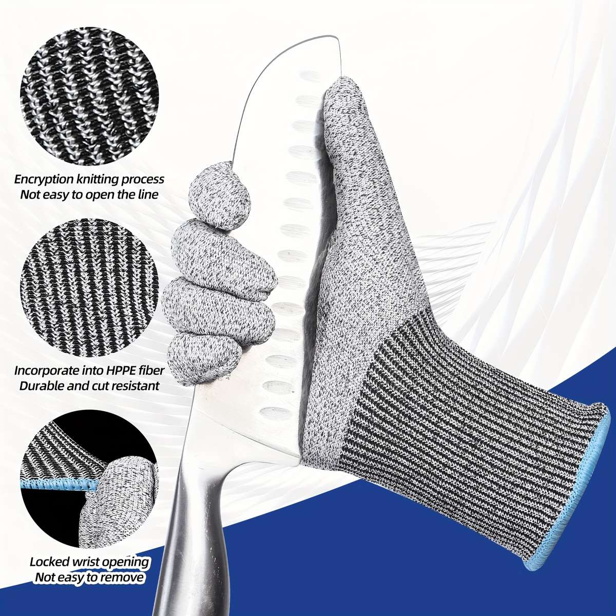 8 Pairs Size L Multi Purpose Work Gloves