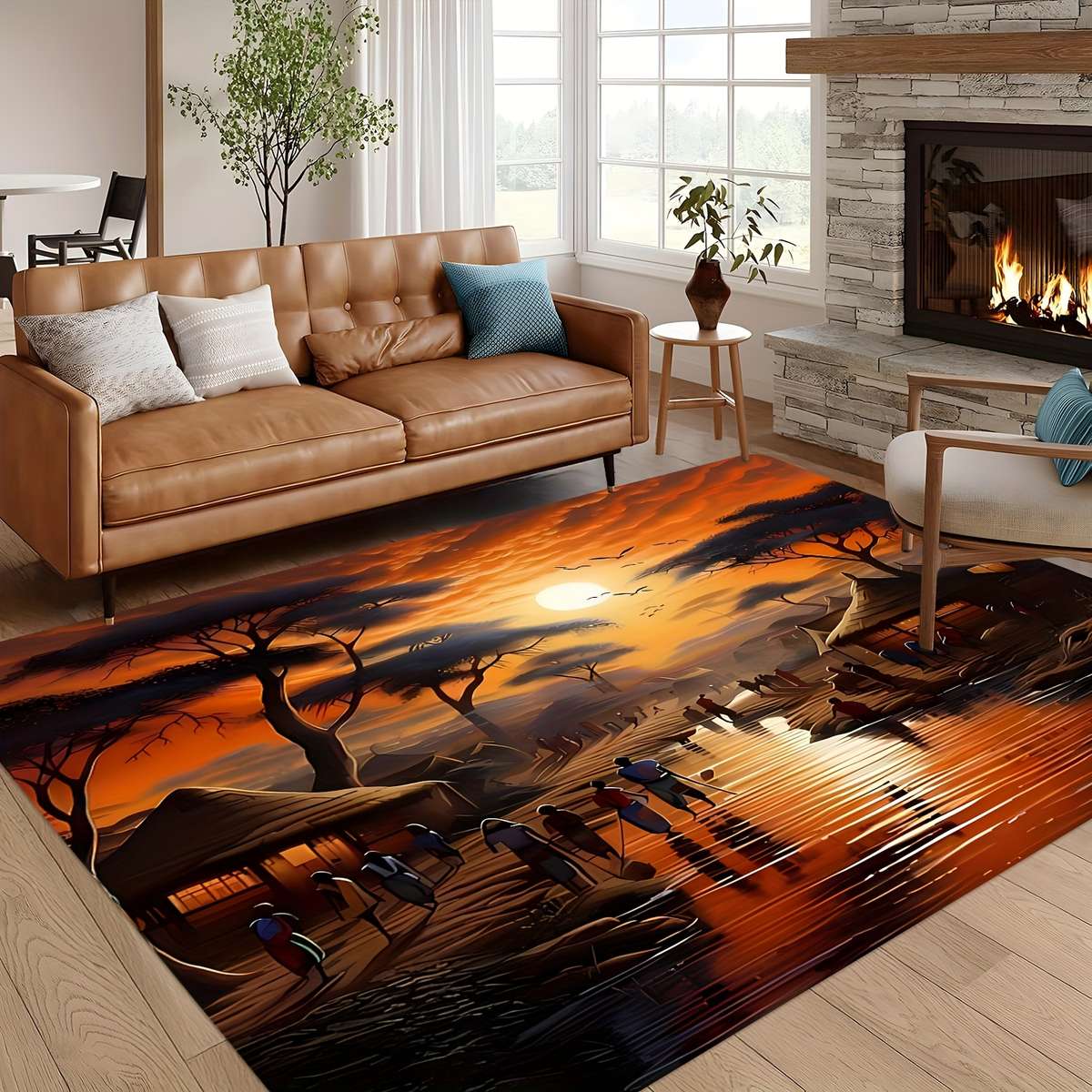 1Pc 31.49x47.24inch 80x120cm Floor Mat