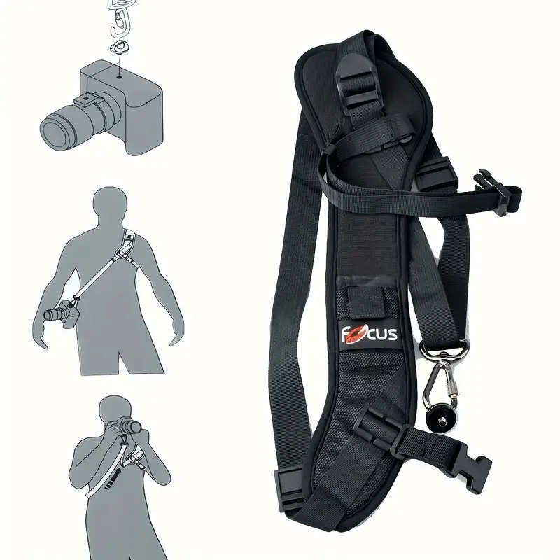 Professional SLR Camera Shoulder Strap for Photography & Videography