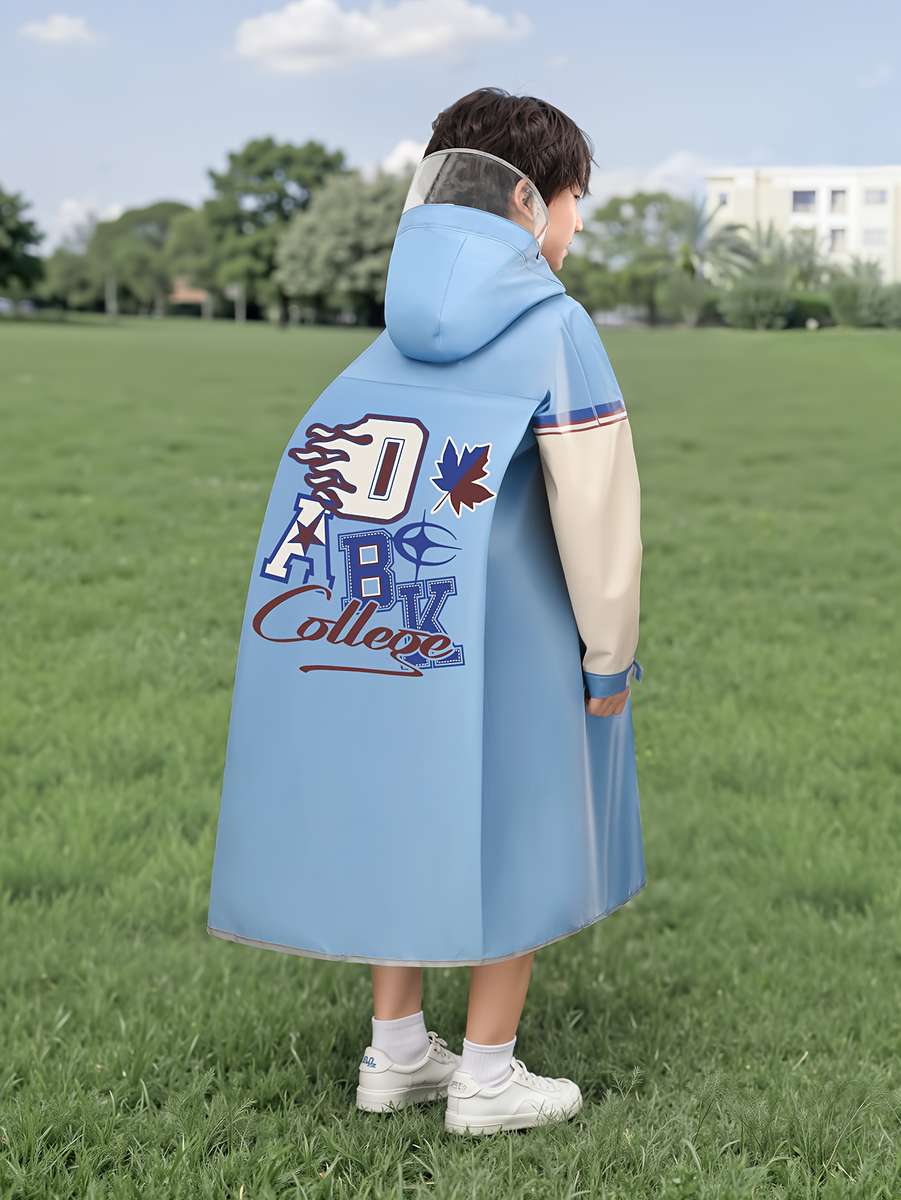 Raincoat Peacock Blue Size 56Y