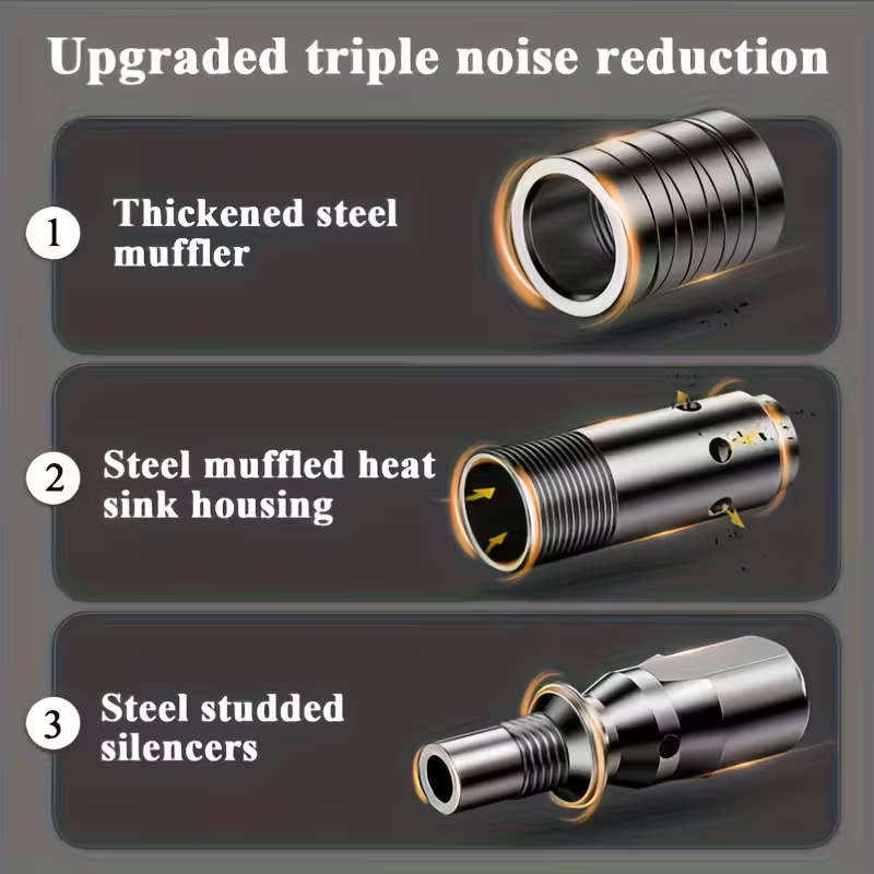 1 Set Multi-Function Mini Nail Gun, 5-Speed Adjustable Household Tool