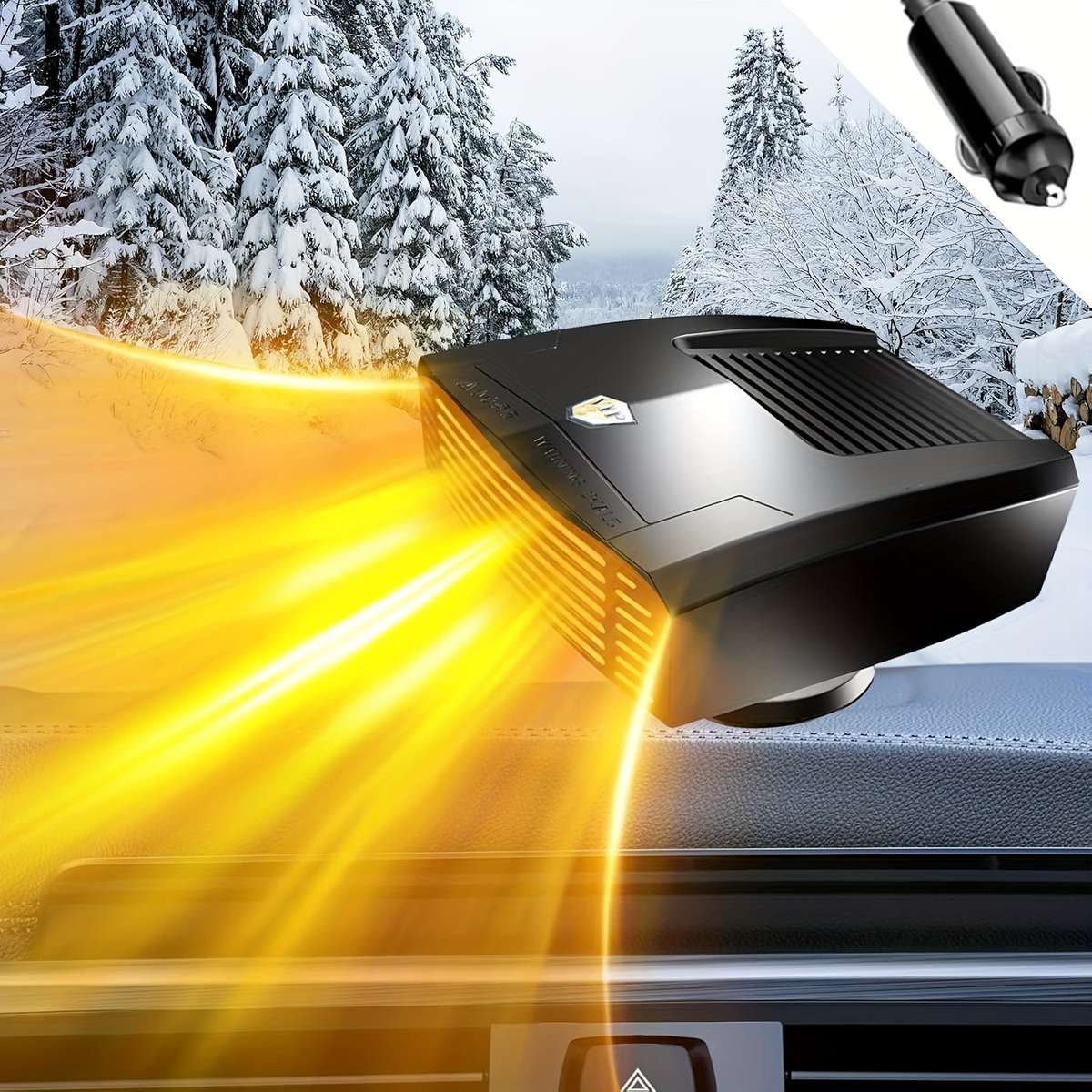 1pc Black 24V  For Trucks Only   Heater