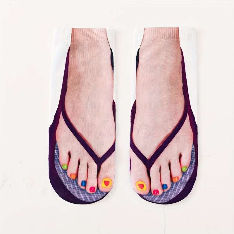 6 Pairs Of Models One Size High Elastic Socks