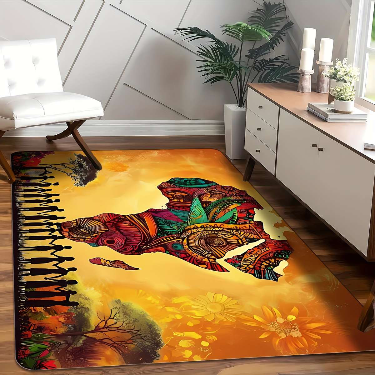 1Pc 60x90cm Floor Mat