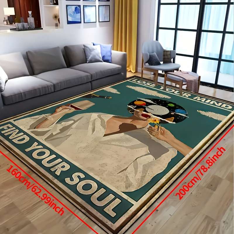 1Pc 39.4x59inch 100x160cm Floor Mat