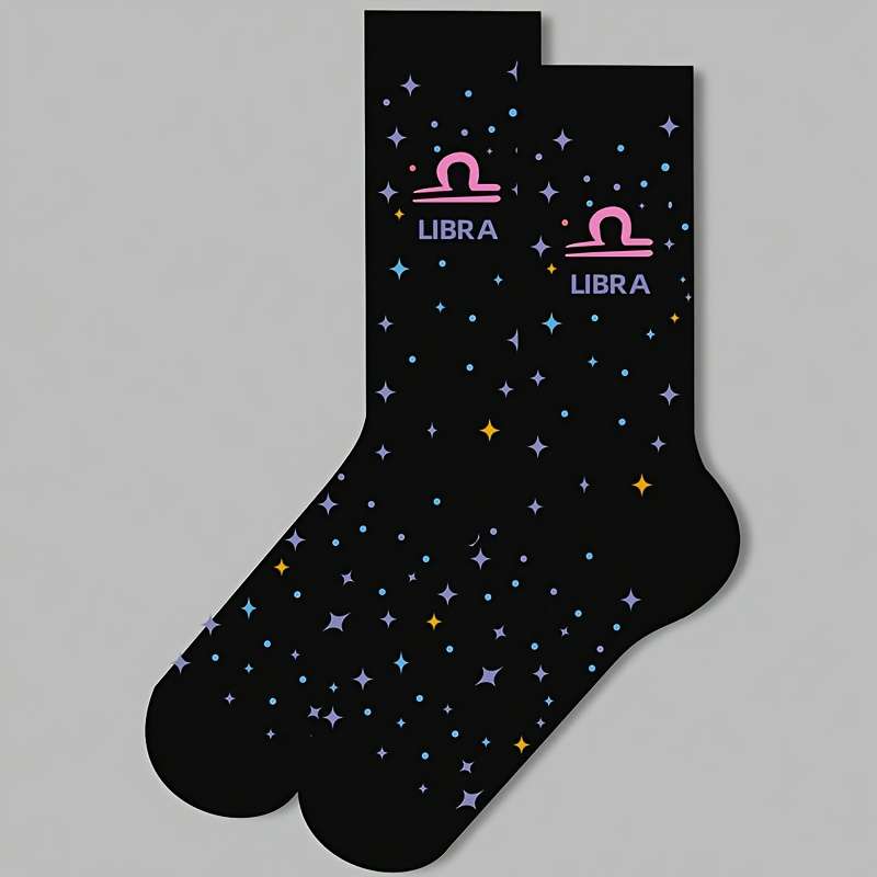 1 Pair Virgo  One Size Socks