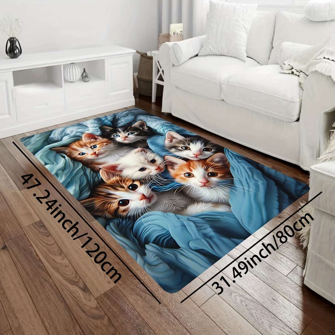 1Pc 31.49x47.24inch 80x120cm Floor Mat