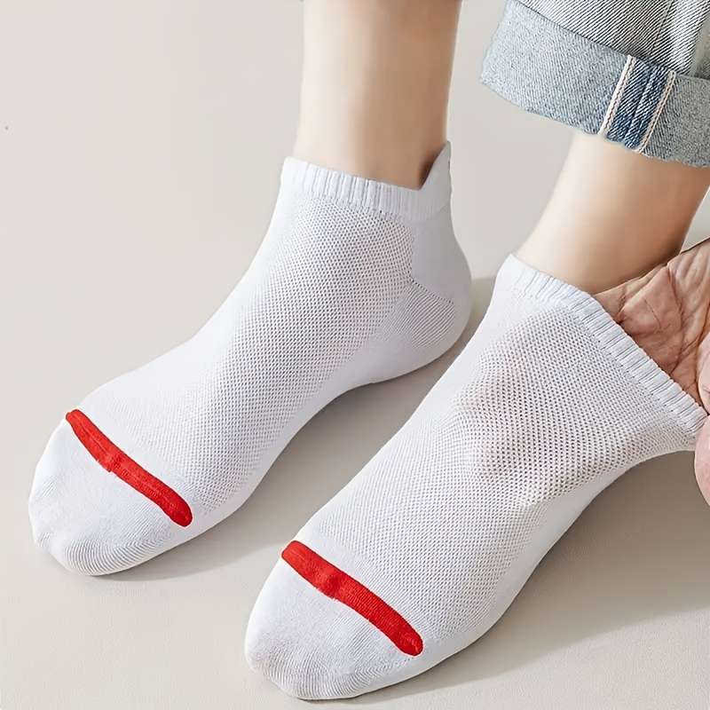 8 Pairs Black One Size High Elastic Socks