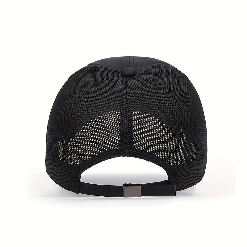 Outdoor Casual Baseball Cap with Adjustable Brim Women'S Knit Fabric Lightweight All-Se
