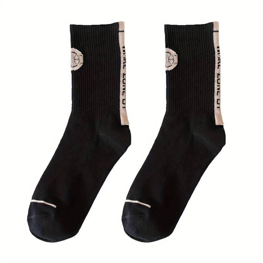 1 Pair Black Asian One Size Socks