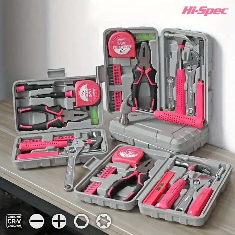 Home Hardware Set Tool Box Multi-Functional Pliers Wrench Hammer Home Repair Tool Box Combination