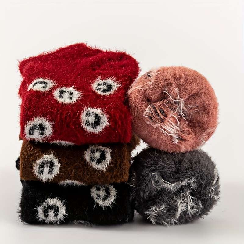 Sock 5 Pairs Pink  One Size