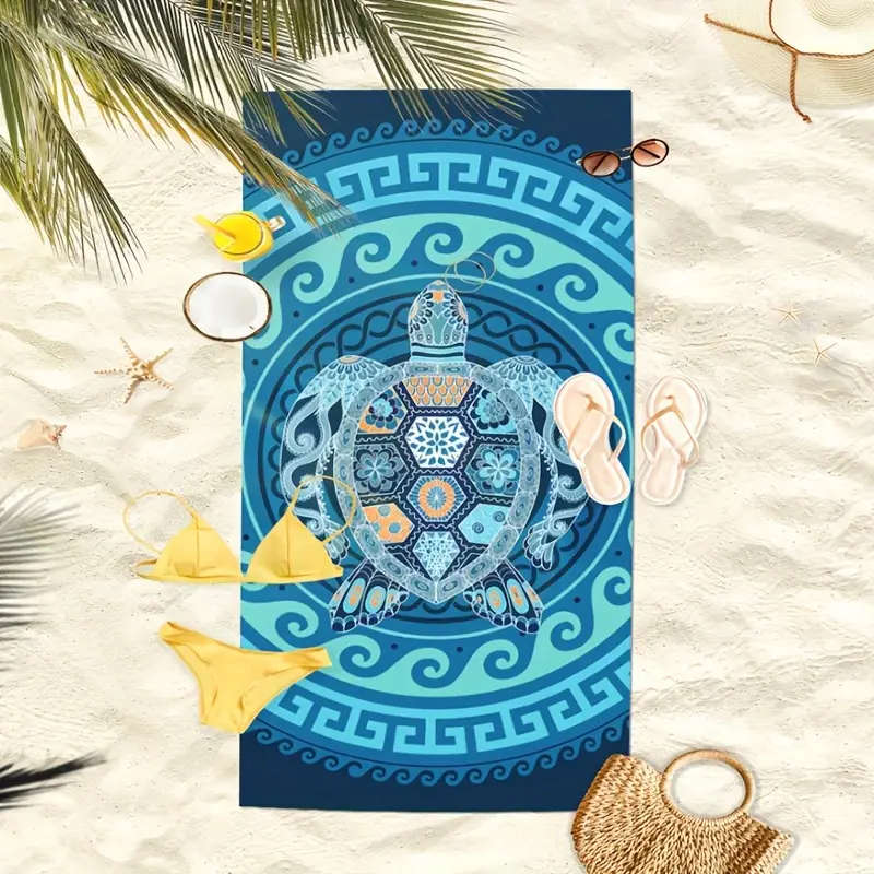 1 Microfiber Sand-Free Lightweight Camping Towel