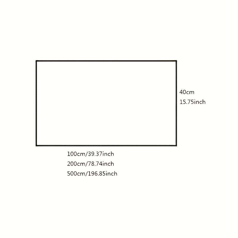 1PC Wall StickersItems1 Meter Black