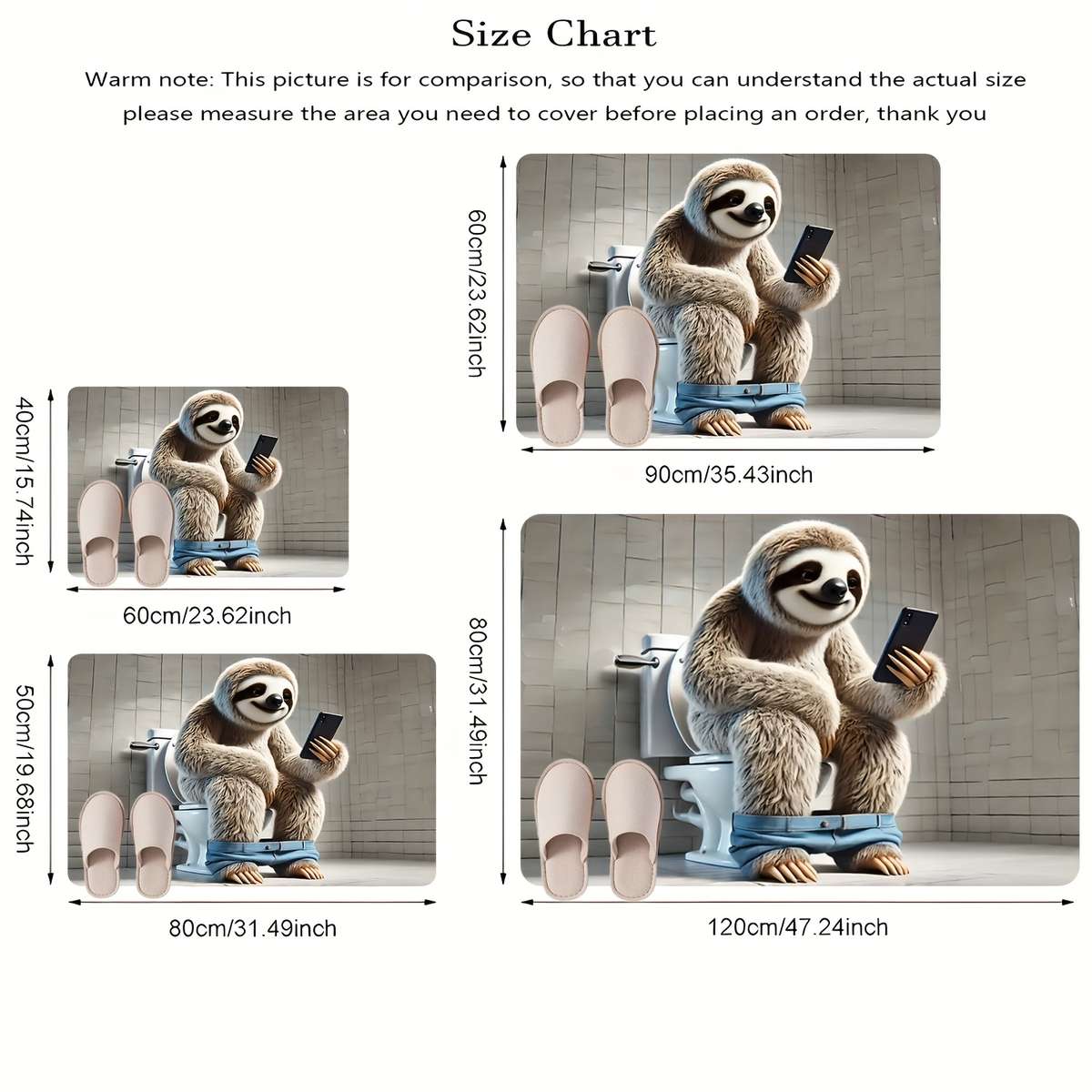 31.5x47inch 80x120cm Floor Mat