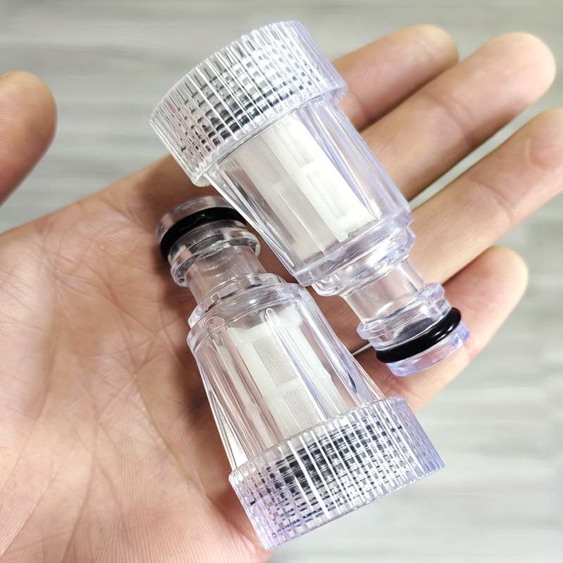 2Pcs Versatile High Pressure Plastic Water Washer Filter Nozzle