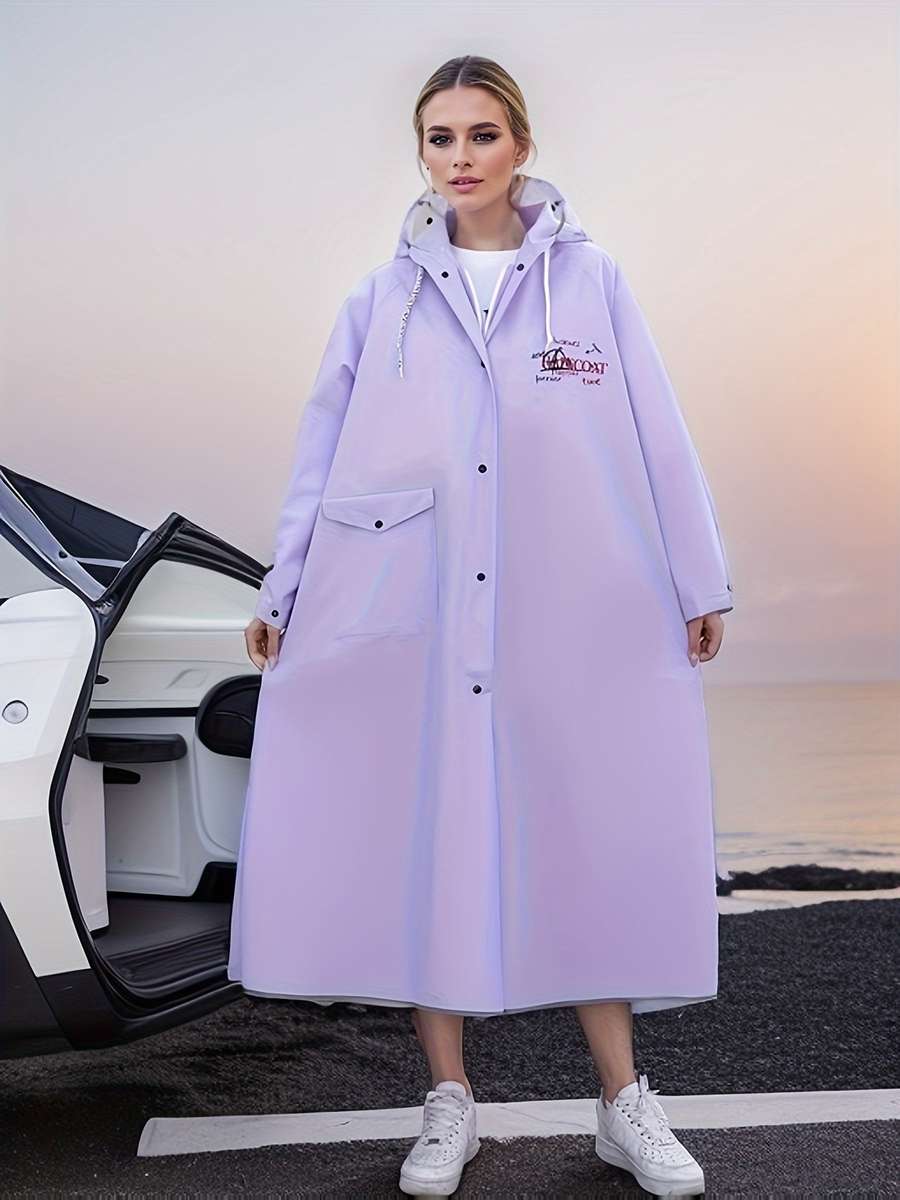 Raincoat Violet Size L