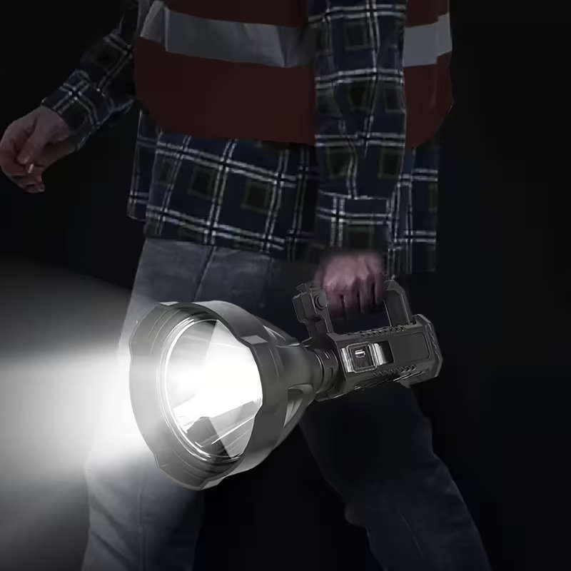 Large P70 LED Super Bright Rechargeable Searchlight