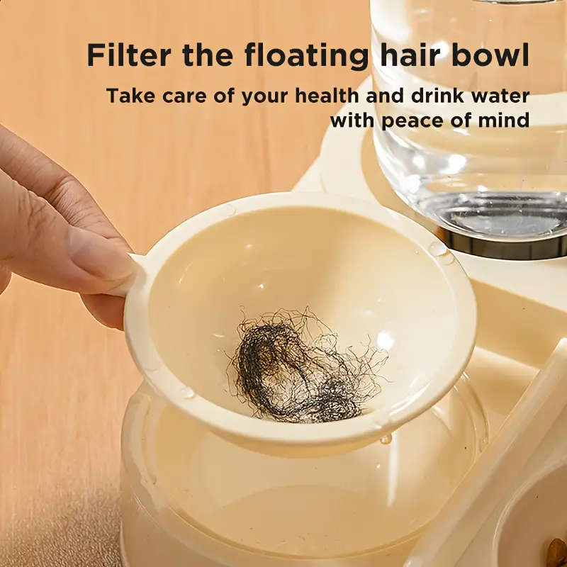 Automatic Gravity Feeding Cat and Dog Feeding System Grey