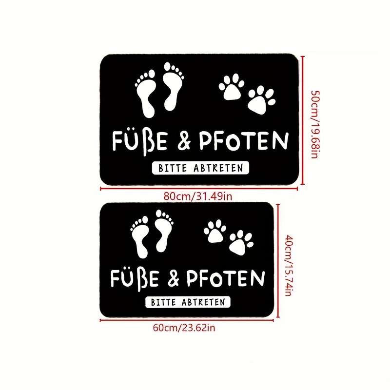 1Pc 50x80cm 19.68x31.49inch Floor Mat