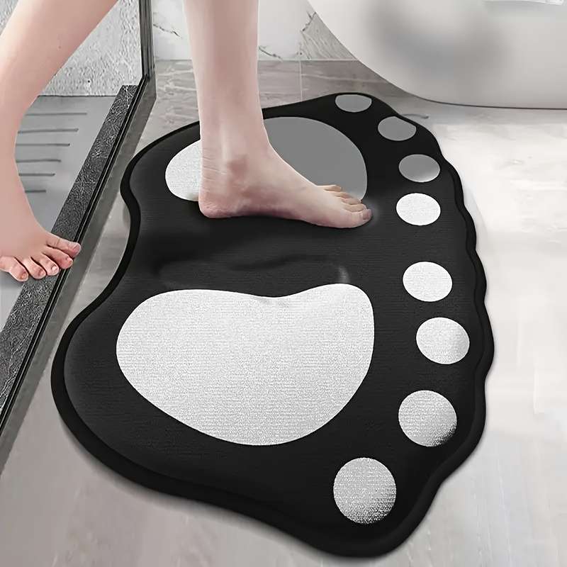 1Pc Black 40x60cm Floor Mat