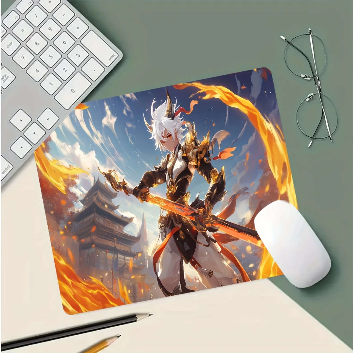 21x26cm Gaming Mouse Pad for E-Sports Office Non-slip Durable