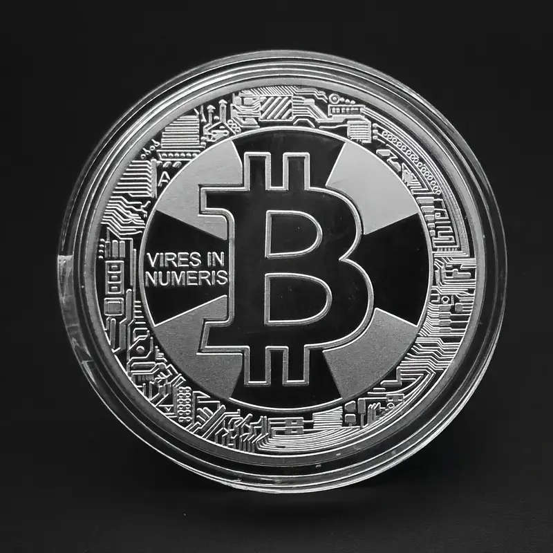 New Bitcoin Coin with Capsule 40MM Wide