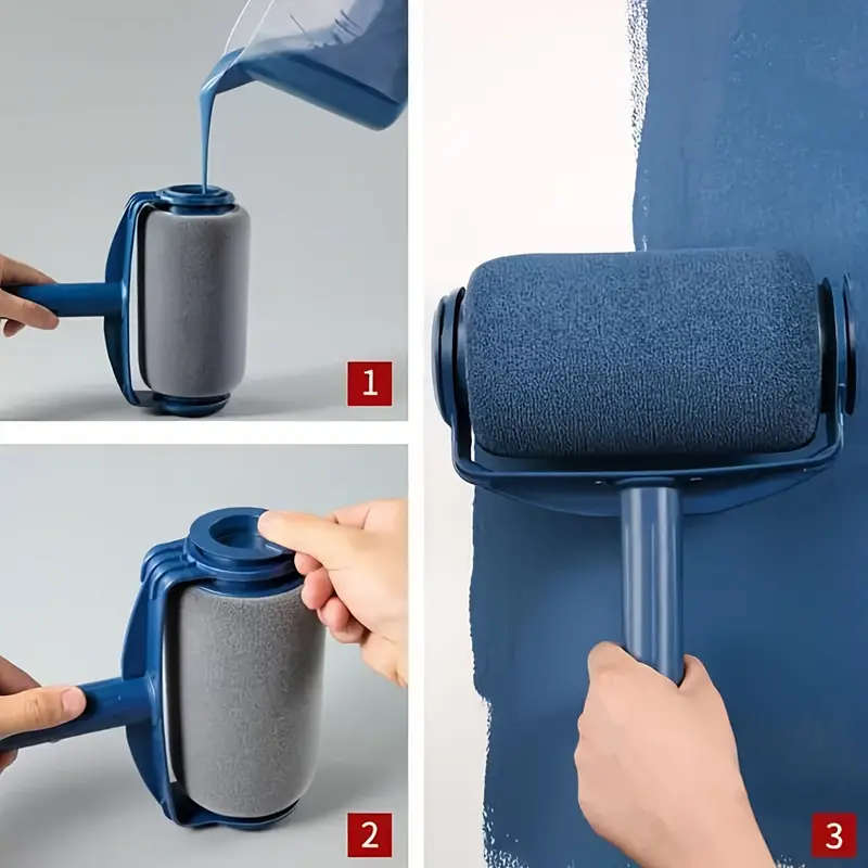 7-Inch Paint Roller With Telescoping Handle