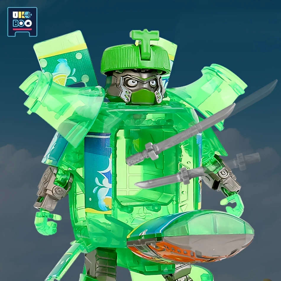 1pc Two-Form Transforming Robot Figures Adjustable Hand Joints Ideal for Creative Play Collectors