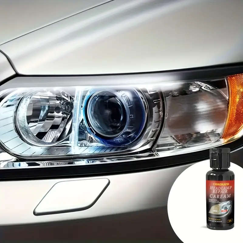 Car Headlight Restoration Kit: Polish, Scratch Repair & Anti-Yellowing Solution  Easy DIY Operation