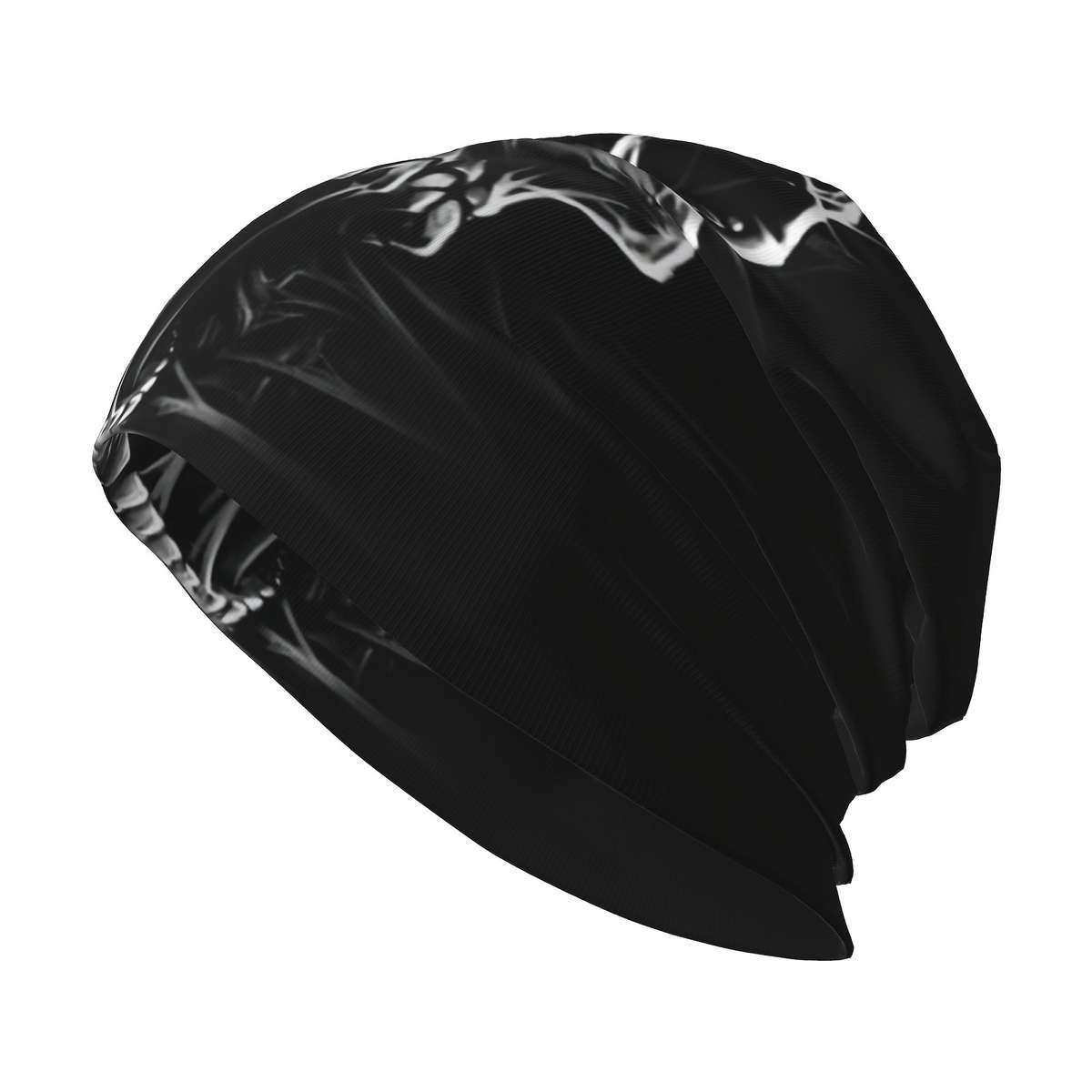 Men's Gothic Skull Beanie Lightweight Windproof Polyester Hat