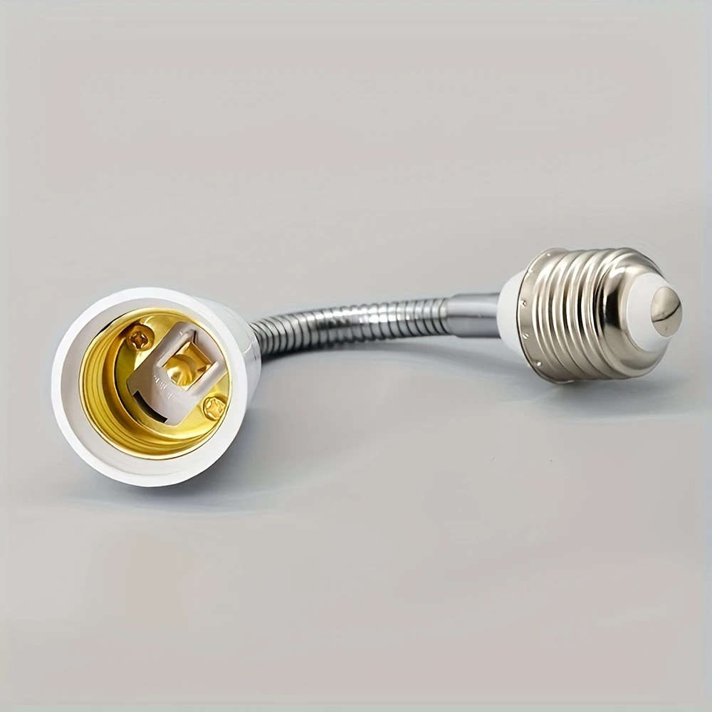 1pc E27 Door and Window Adapter 85-285V 20cm Converter Lamp Interrupter Base Converter with Lighting