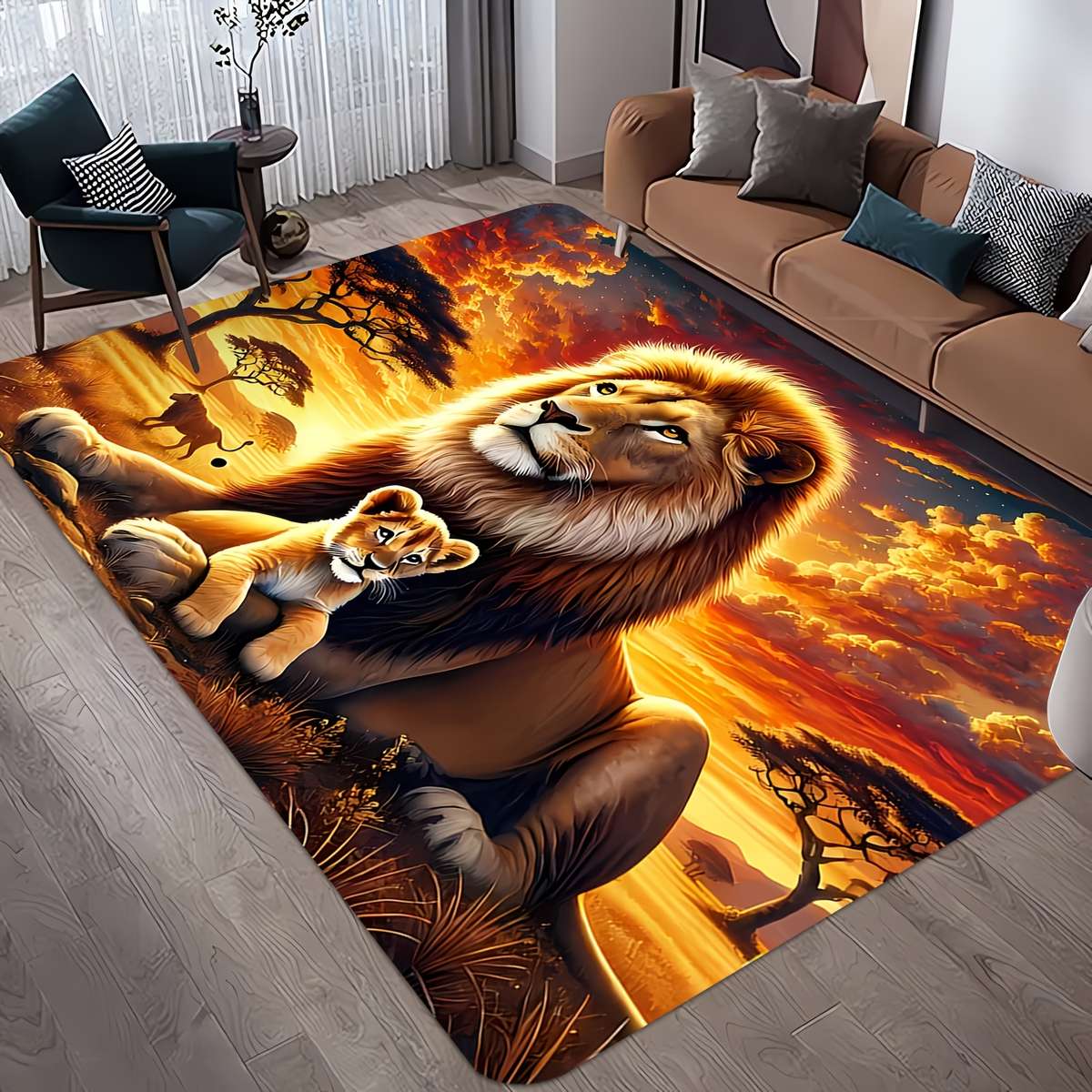 1Pc 60x90cm Floor Mat