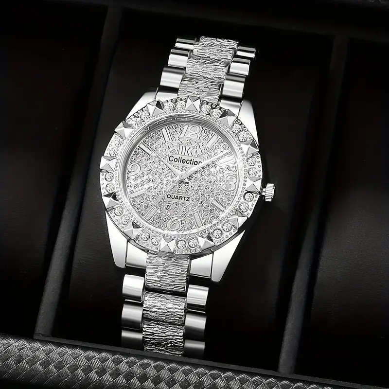 1 Luxury Men's Quartz Watch Set