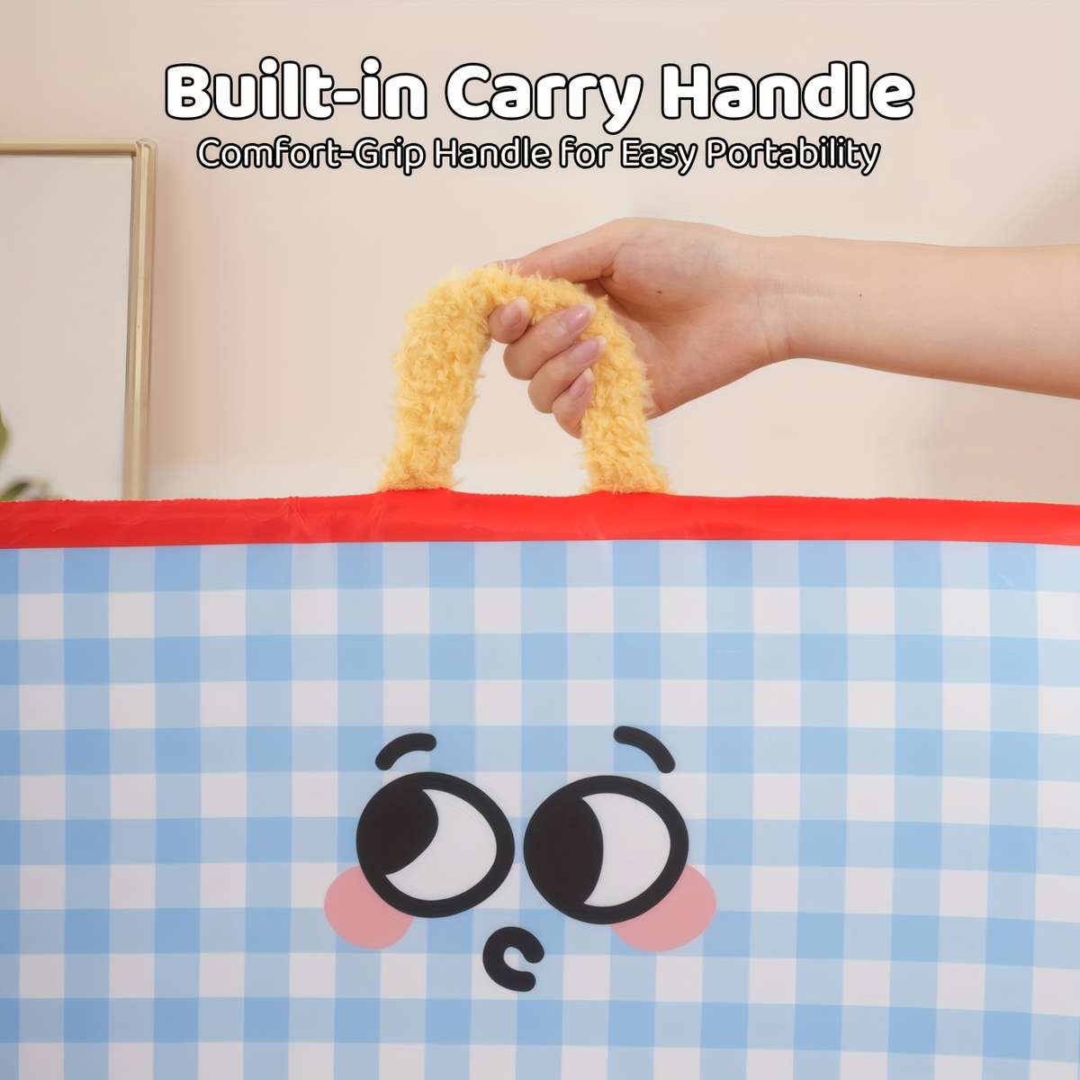 Cartoon Blue Cooling Pad