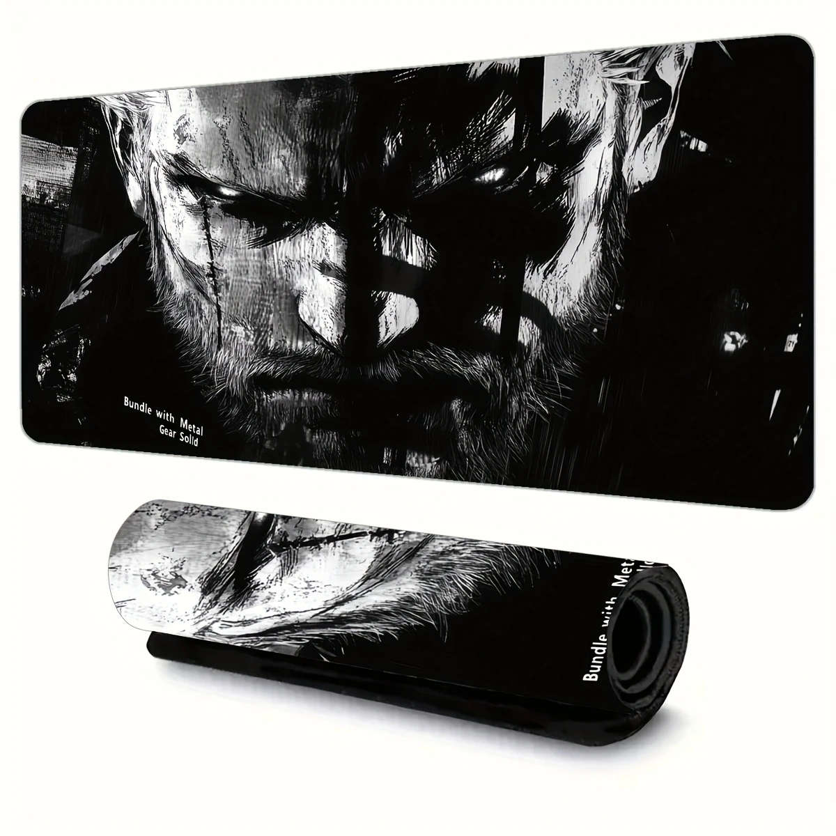 1pc 40x90cm Esports Gaming Mouse Pad Waterproof Non-Slip Scratch-Resistant Foldable Rubber Base