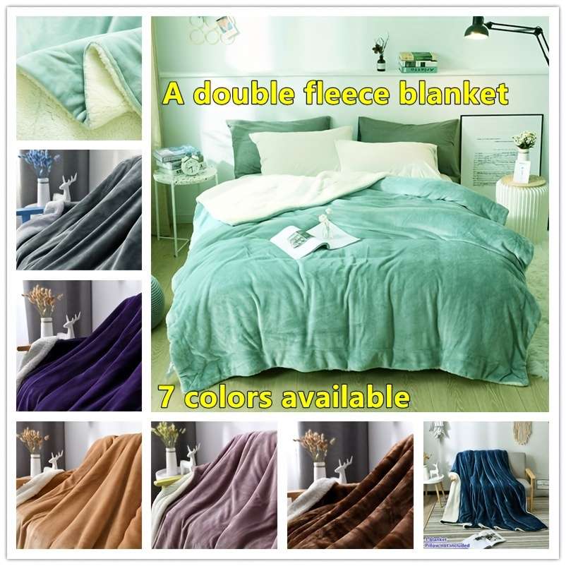 1ps Blanket Color Light Purple size 180x200cm