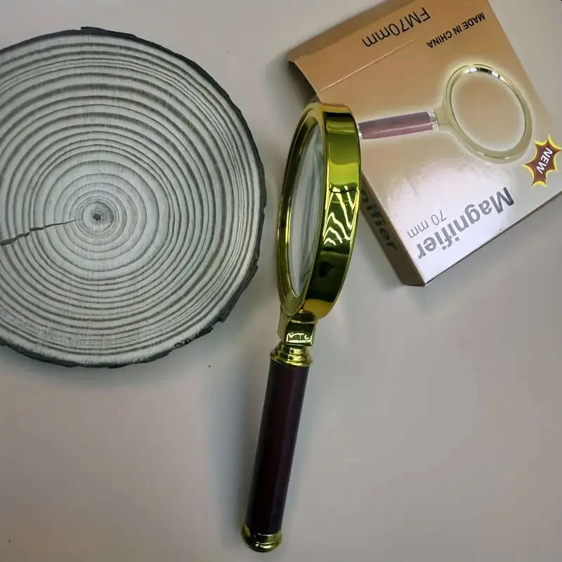 1 Metal Magnifying Glass