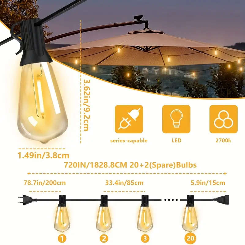 LED Bulbs 18.1m