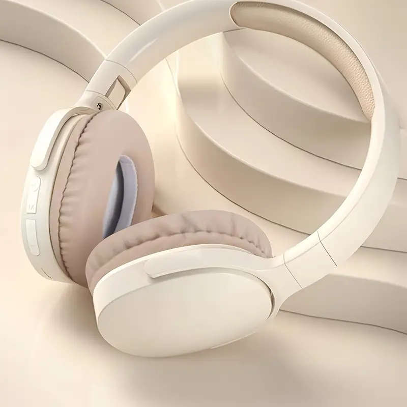 Over-Ear Wireless Headphones With Active Noise Cancellation And Built-In Microphone