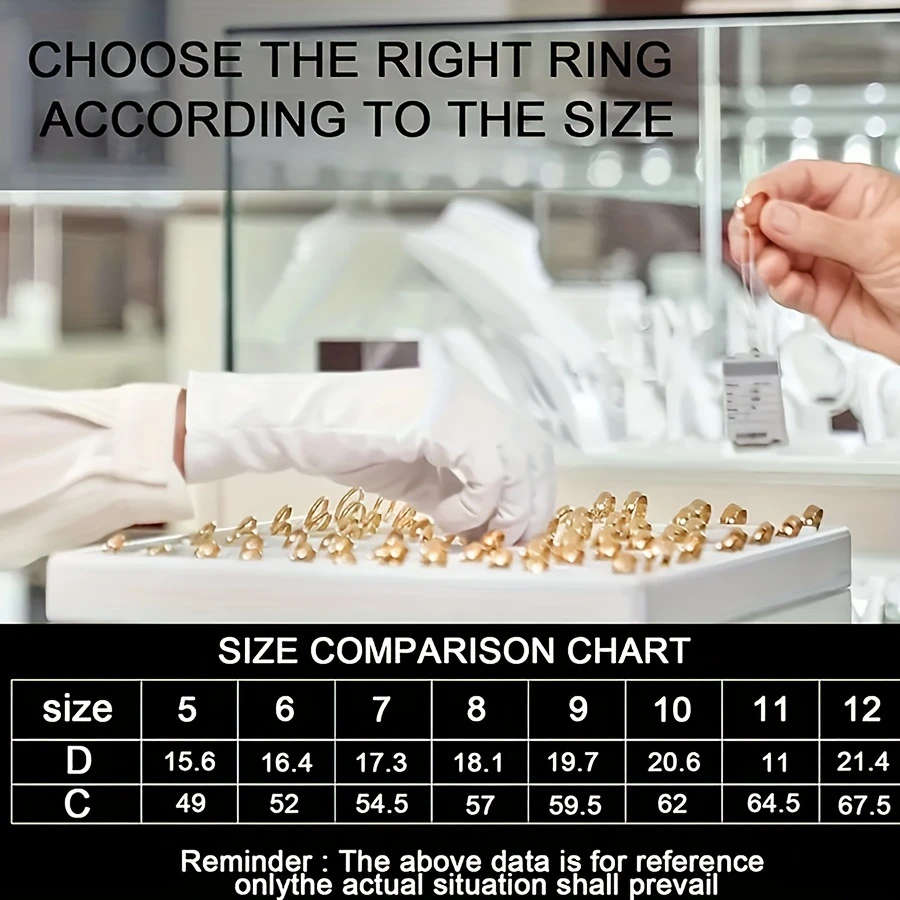 Magnifying Caliper Ring Sizer Pvc Durable Measuring Tool