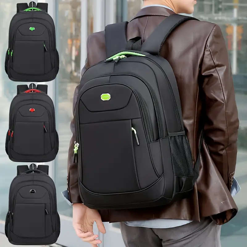 1pc Waterproof Travel Notebook Computer Backpack Durable Business Backpack College Student Backpack