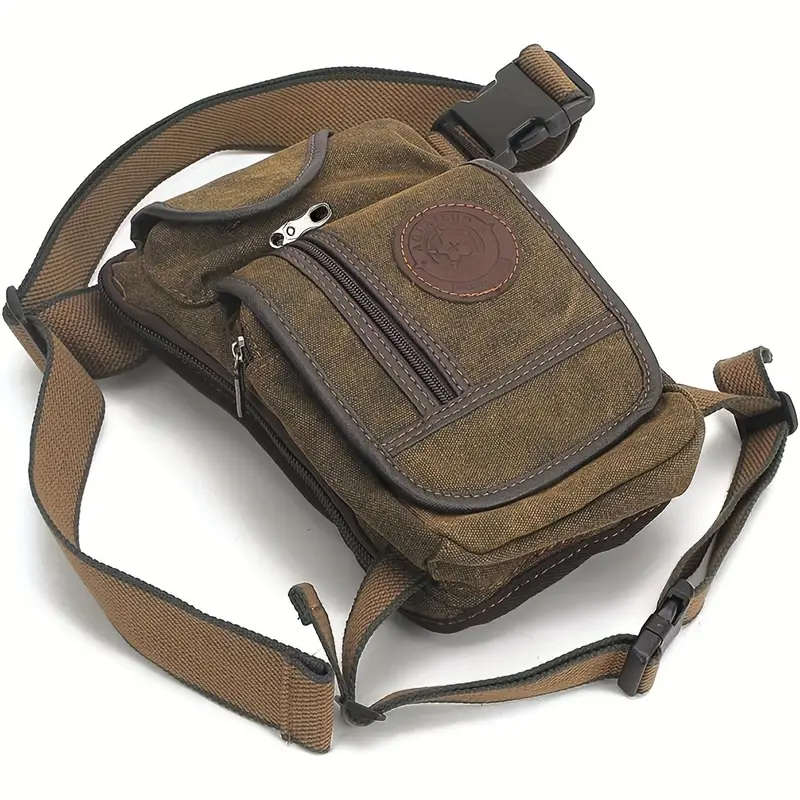 Men's Tactical Canvas Belt Bag