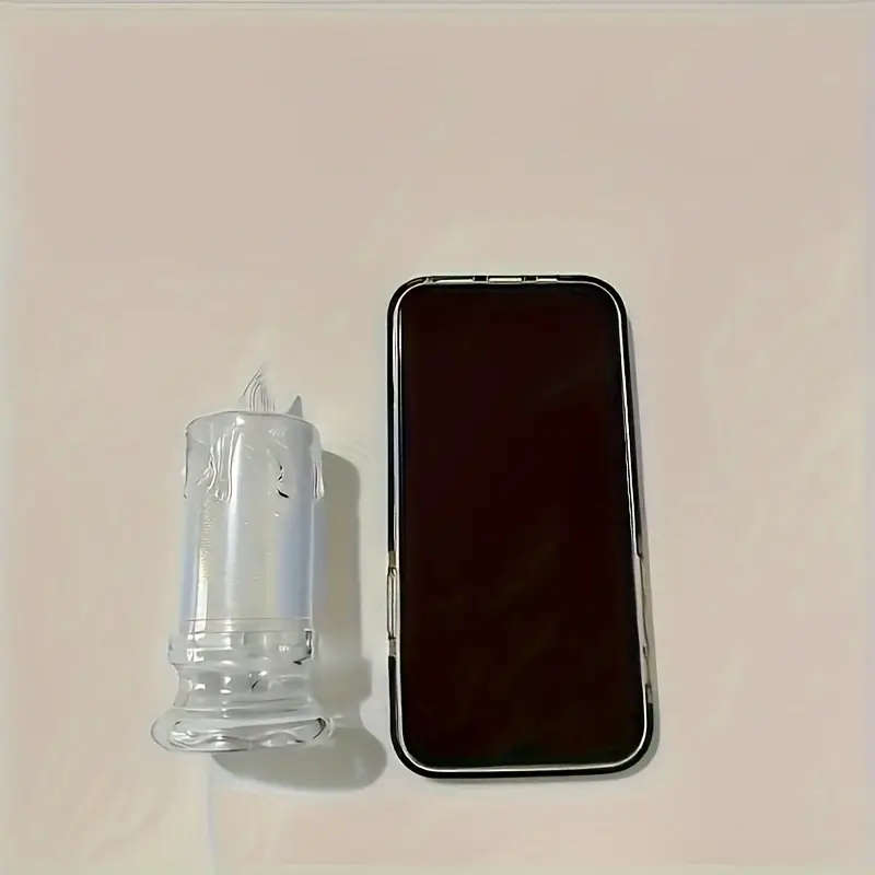 4 Pieces Acrylic Battery Operated LED Flameless Candles