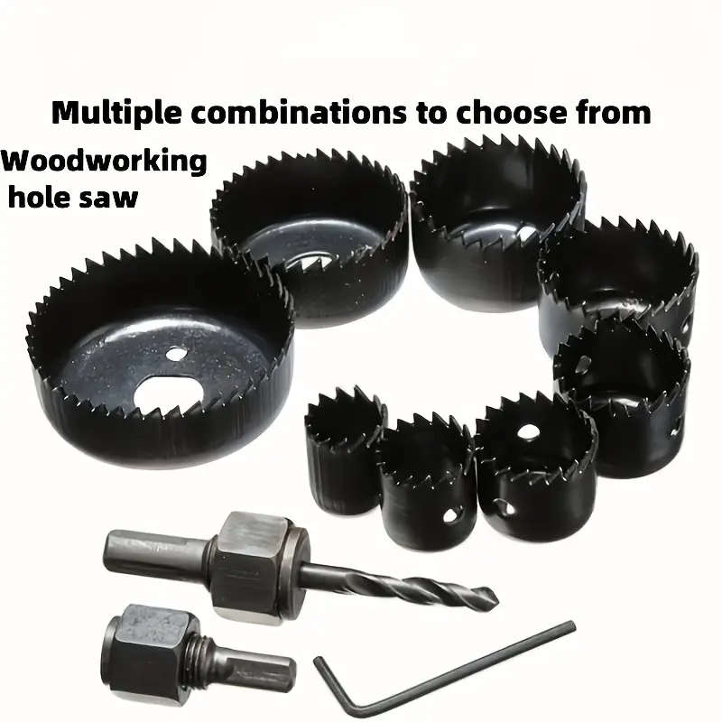 8 PIECE HOLE SAW KIT