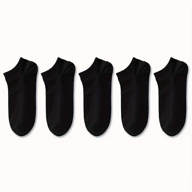 5 Pairs Light Grey High Elastic Socks