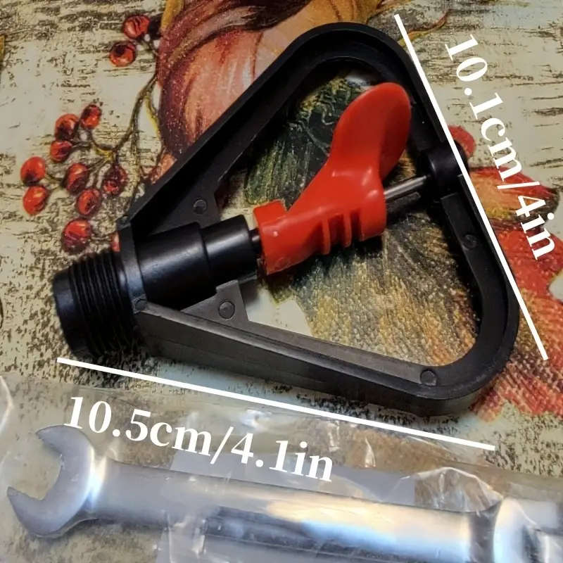 1pc Butterfly-Shaped Rotating Garden Nozzle Durable Plastic Heart Rain Design for Lawn Irrigation Co