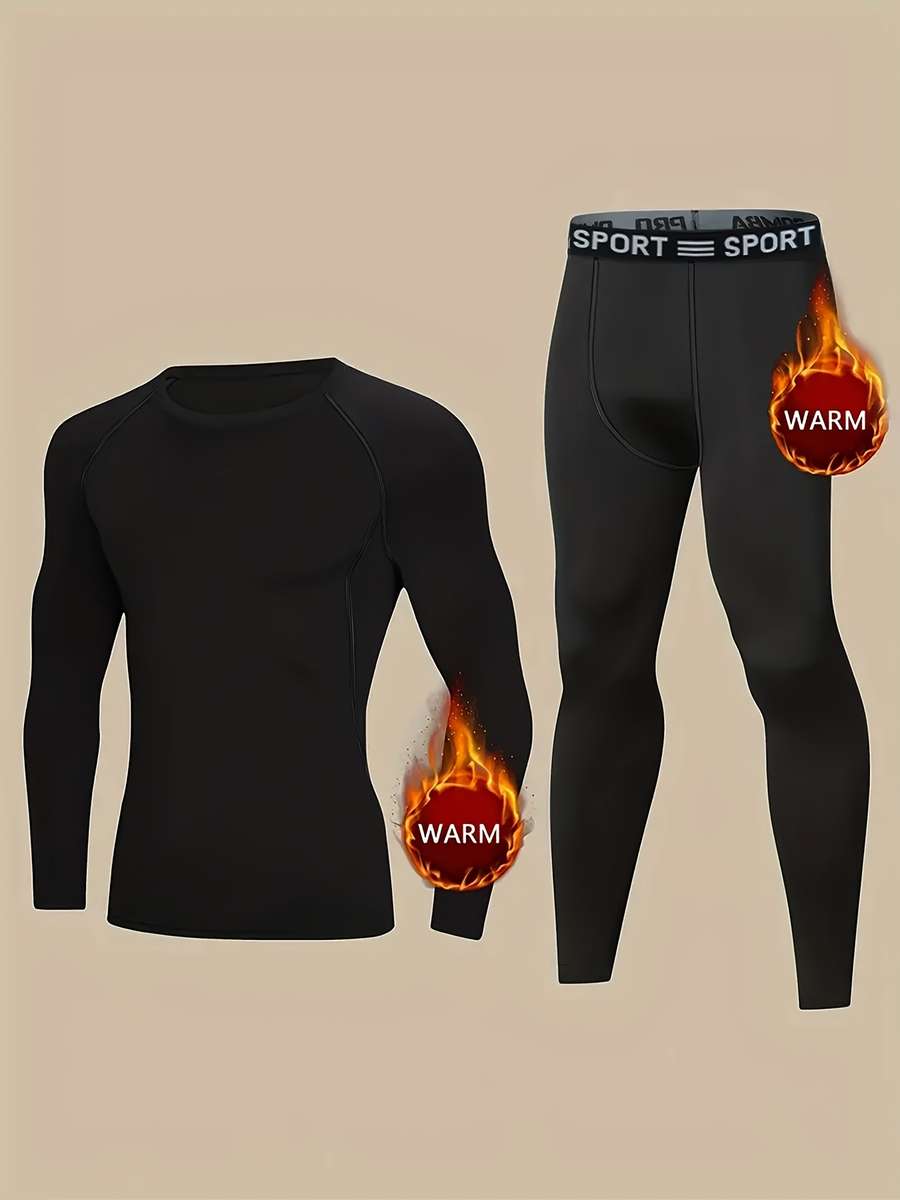 Thermal Underwear Color Blackblack Lines Sizexxxl