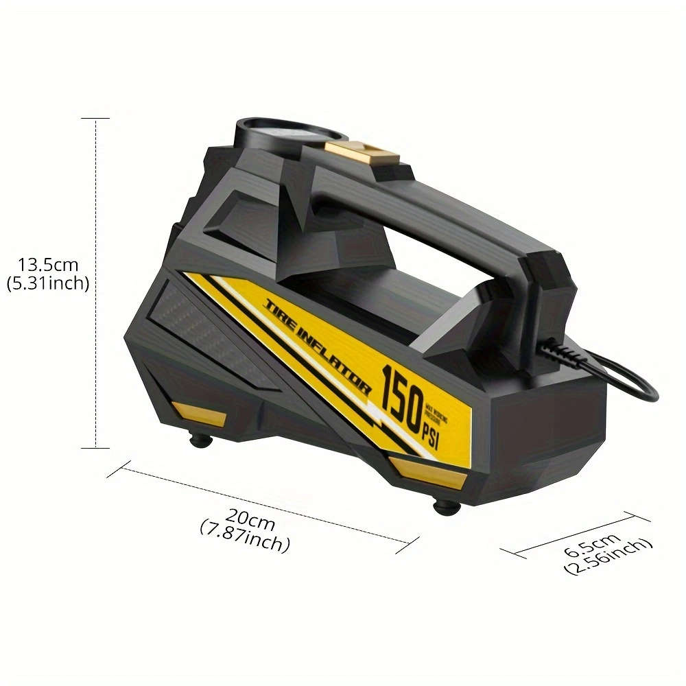 1pc Digital Tire Inflator Portable Car Air Compressor Pump Air Pump for Auto Car Motorcycles Bicycle